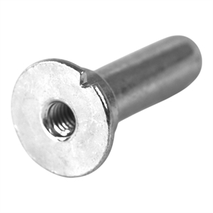 Hængselbolt i bund af kølefryseskab fra Liebherr.